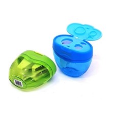 BANTEX Three Hole Sharpener with container 