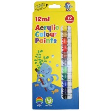 BANTEX Acrylic Paint 12ml Set  12's