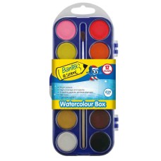 BANTEX Water Colour Paint Set 12 colour + paint brush