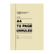 A4 72pg College Books Unruled