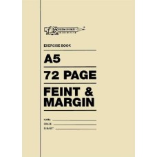 A5 72pg Exercise Books Feint & Margin