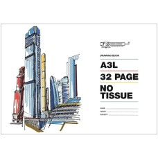 A3L 32pg Drawing Books - No Tissue