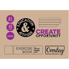 CROXLEY Exercise Book A5 48pg Unruled