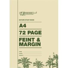 A4 72pg Nature Study Books Feint & Margin