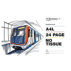 A4L 24pg Drawing Books - No Tissue