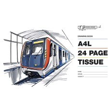 A4L 24pg Drawing Books - Tissue