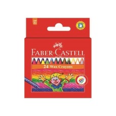 Faber Castell Slim Wax Crayons 24's (8mm)