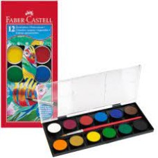 Faber Castell Watercolour Pans 12's