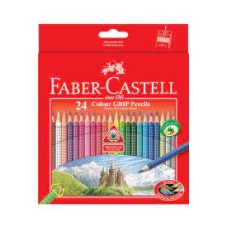 Faber Castell Grip colour pencil pack of 24