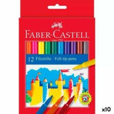 Faber  Castell Fiber Tip Pens 12's