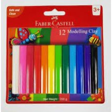 Faber Castell Modeling Clay 200g 12's