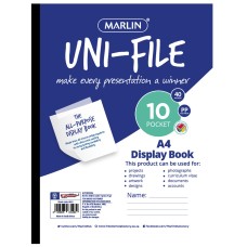 Marlin Uni-File Display Books 10 pocket  