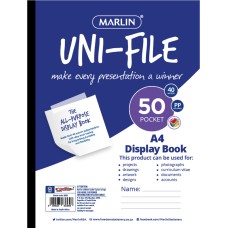 Marlin Uni-File Display Books 50 pocket  