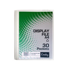 CROXLEY Display File 30 Pocket A4 - Hard Case Cover Each