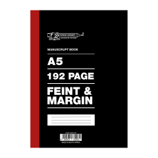 A5 192pg Manuscript Book Feint & Margin