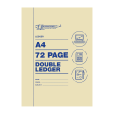 A4 72pg Accounting Books Ledger