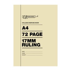 A4 72pg College Books 17mm 