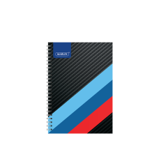 Marlin DESIGN side spiral note book A4 100 pages  F/M - assorted designs, with PP cover