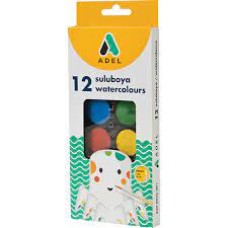 ADEL SCHOOL WATERCOLORS 10 + 2 JUMBO COLORS