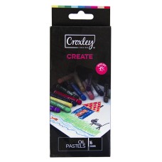 CROXLEY Create 8mm Oil Pastels round 16's