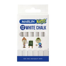 Marlin Kids White chalk 12's 