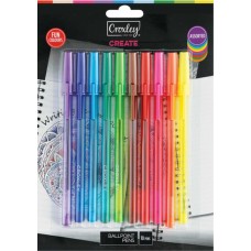 CROXLEY Create Ballpen Fun Assorted 10's