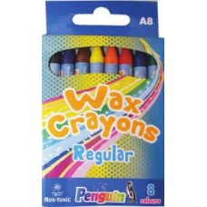 PENGUIN Wax Crayons A8 8's