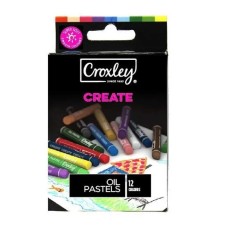 CROXLEY Create 8mm Oil Pastels round 12's