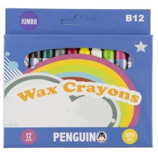 PENGUIN Wax Crayons B12 12's