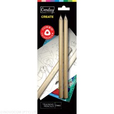 CROXLEY Create Training Pencil 4B 2 carded