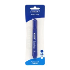 Marlin Dense Liners Permanent markers  Blue 