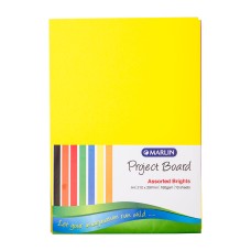 Marlin paper A4 80gsm 100's Bright assorted