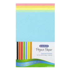 Marlin paper A4 80gsm 100's Pastel assorted