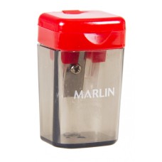 Marlin plastic sharpeners 24's 1 hole with container for shavings